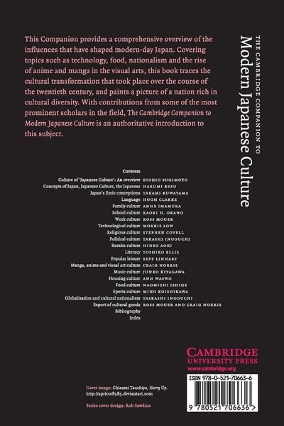 Produktbild: The Cambridge Companion to Modern Japanese Culture