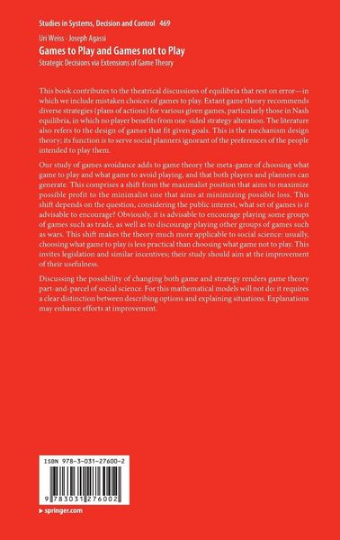 Produktbild: Games to Play and Games not to Play