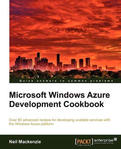 Produktbild: Microsoft Windows Azure Development Cookbook