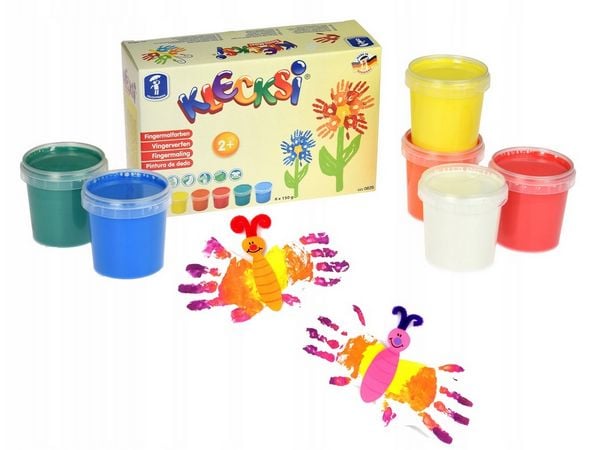 Produktbild: KLECKSi Basic Maxi - 6 Farben in Dosen farbl. sortiert a 150 g