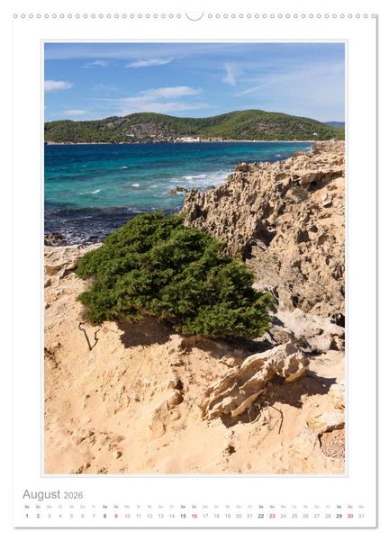 Produktbild: Ibiza und Formentera (Wandkalender 2026 DIN A2 hoch), CALVENDO Monatskalender