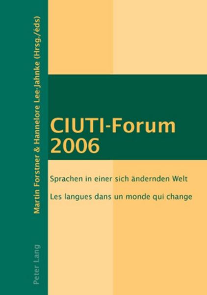 Produktbild: CIUTI-Forum 2006