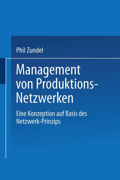 Produktbild: Management von Produktions-Netzwerken