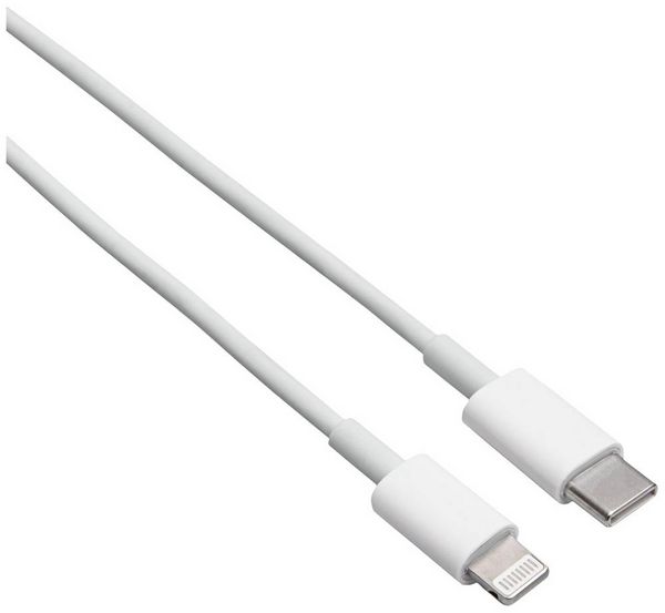 Produktbild: Akyga USB-Kabel USB-C&reg; Stecker, Apple Lightning Stecker 1.00m Wei&szlig; AK-USB-35