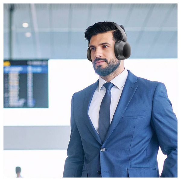 Produktbild: LogiLink BT0071 Over Ear Kopfh&ouml;rer Bluetooth&reg; Schwarz