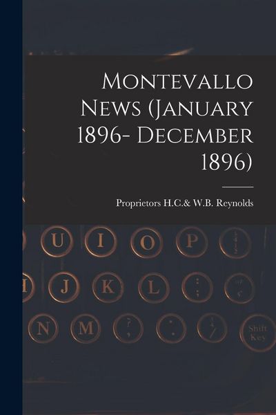 Produktbild: Montevallo News (January 1896- December 1896)