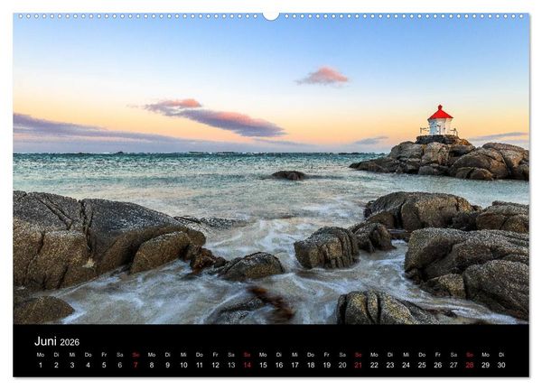Produktbild: LOFOTEN - Inselparadies im Norden Norwegens (Wandkalender 2026 DIN A2 quer), CALVENDO Monatskalender