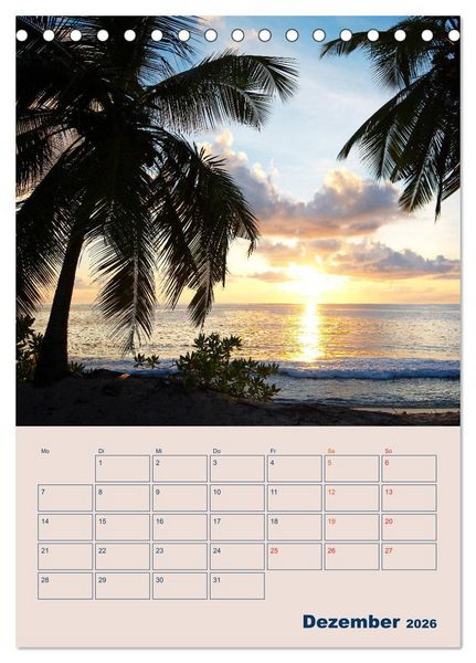 Produktbild: Mahe - Inselparadies der Seychellen (Tischkalender 2026 DIN A5 hoch), CALVENDO Monatskalender