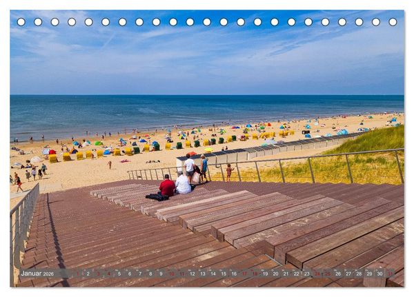 Produktbild: Ein Blick auf Egmond (Tischkalender 2026 DIN A5 quer), CALVENDO Monatskalender