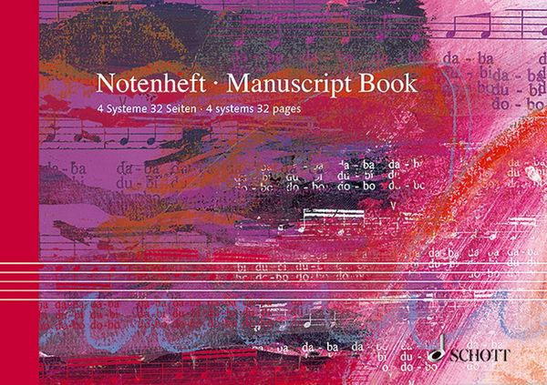 Produktbild: Notenheft Din A5 quer