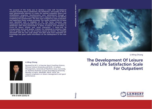 Produktbild: The Development Of Leisure And Life Satisfaction Scale For Outpatient