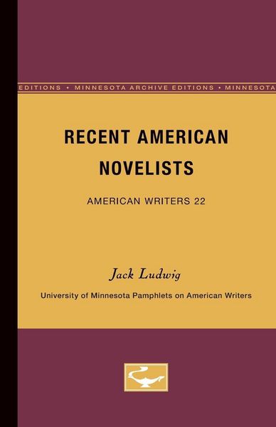 Produktbild: Recent American Novelists - American Writers 22
