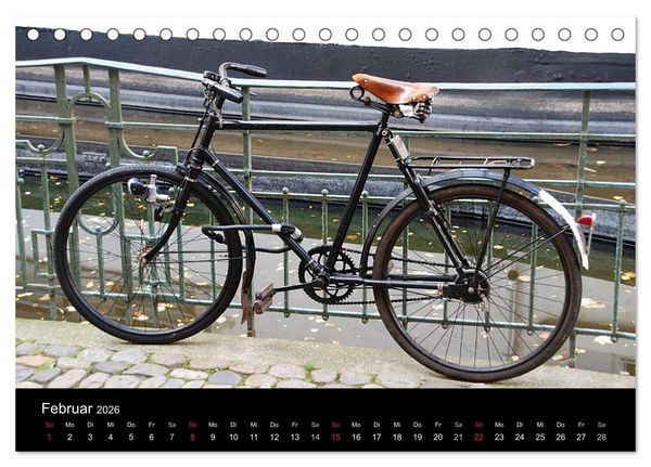 Produktbild: Das Fahrrad 2026 (Tischkalender 2026 DIN A5 quer), CALVENDO Monatskalender