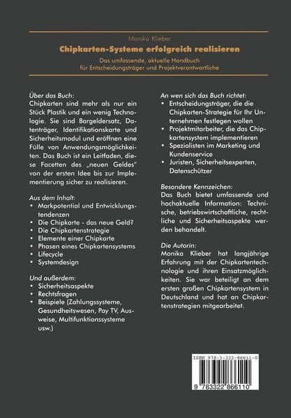 Produktbild: Chipkarten-Systeme erfolgreich realisieren