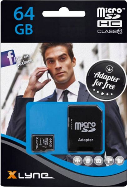 Produktbild: Xlyne microSDXC-Karte 64GB Class 10