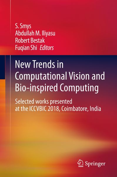 Produktbild: New Trends in Computational Vision and Bio-inspired Computing