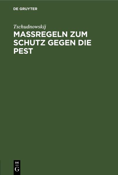 Produktbild: Ma&szlig;regeln zum Schutz gegen die Pest