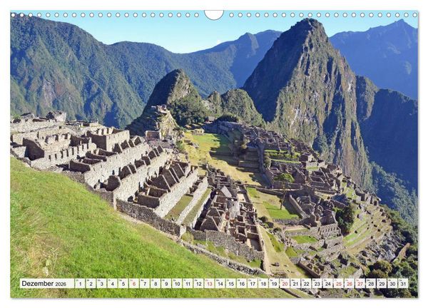 Produktbild: Inkabauten in PERU, Bauwerke eines gro&szlig;en Reiches (Wandkalender 2026 DIN A3 quer), CALVENDO Monatskalender