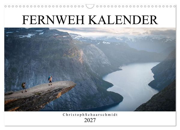 Produktbild: Fernweh Kalender (Wandkalender 2027 DIN A3 quer), CALVENDO Monatskalender
