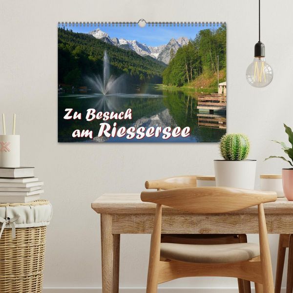 Produktbild: Zu Besuch am Riessersee (Wandkalender 2026 DIN A3 quer), CALVENDO Monatskalender