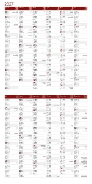Produktbild: Lokomotiven Kalender 2027 - 30x30 - Art12