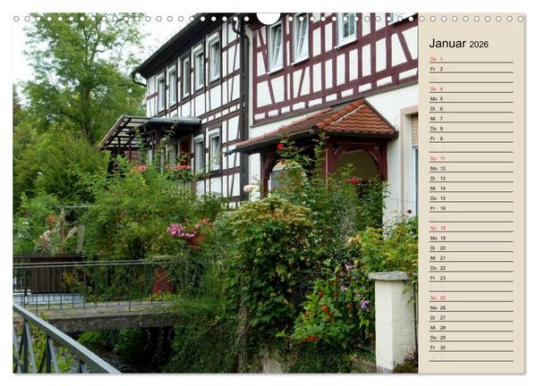 Produktbild: Bad Orb - Romantik im Spessart (Wandkalender 2026 DIN A3 quer), CALVENDO Monatskalender
