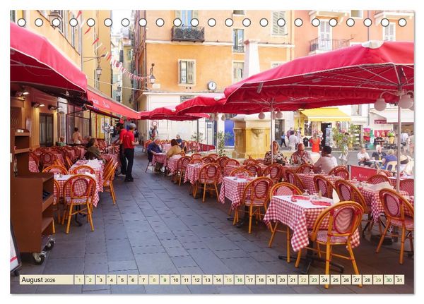 Produktbild: Nizza Bezaubernde Stadt (Tischkalender 2026 DIN A5 quer), CALVENDO Monatskalender