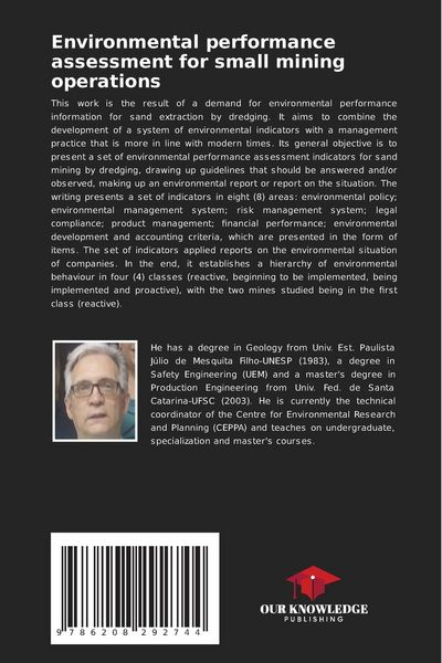 Produktbild: Environmental performance assessment for small mining operations