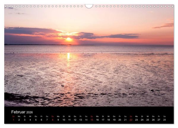 Produktbild: SYLT hinter den D&uuml;nen (Wandkalender 2026 DIN A3 quer), CALVENDO Monatskalender
