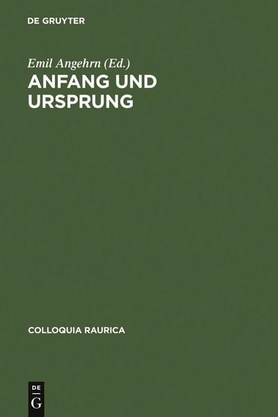 Produktbild: Anfang und Ursprung