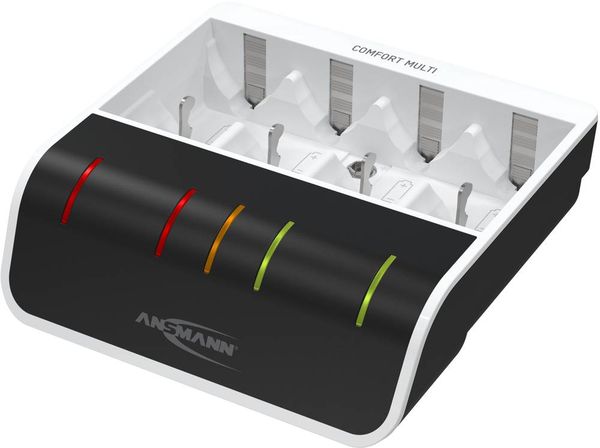 Produktbild: Ansmann Comfort Multi Rundzellen-Ladeger&auml;t NiMH Micro (AAA), Mignon (AA), Baby (C), Mono (D), 9 V Block
