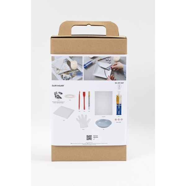 Produktbild: Creativ Company Kreativ Set Kintsugi, Schale, Blau, Gold, Wei&szlig;