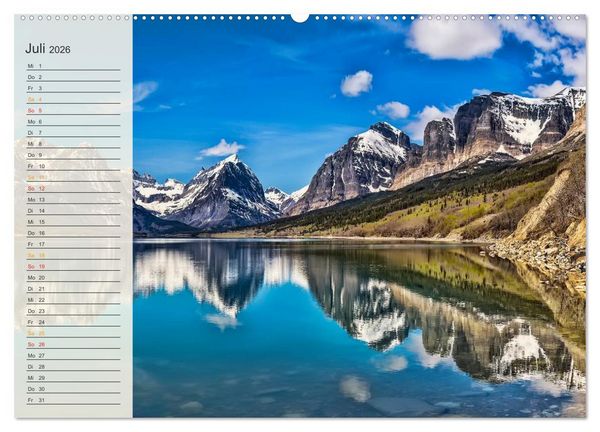 Produktbild: Nationalparks in den USA - wundersch&ouml;n und einmalig (Wandkalender 2026 DIN A2 quer), CALVENDO Monatskalender