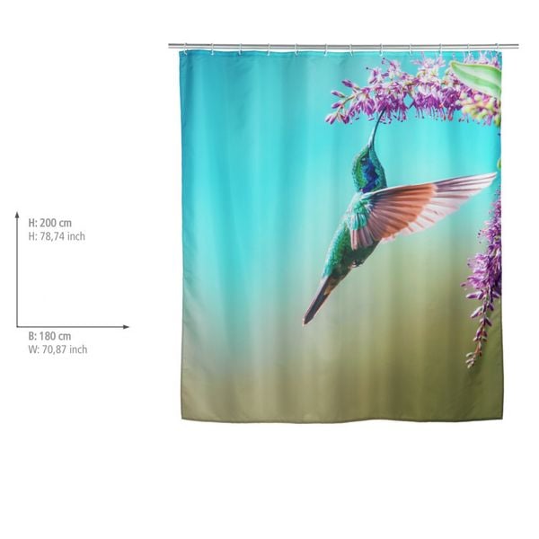Produktbild: Duschvorhang Mod. Managua, Textil (Polyester), 180 x 200 cm, waschbar