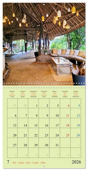 Produktbild: Discover Soroi Lions Bluff Lodge - Kenya (Wall Calendar 2026 12 &times; 12 Inch) CALVENDO 12 Month Wall Calendar