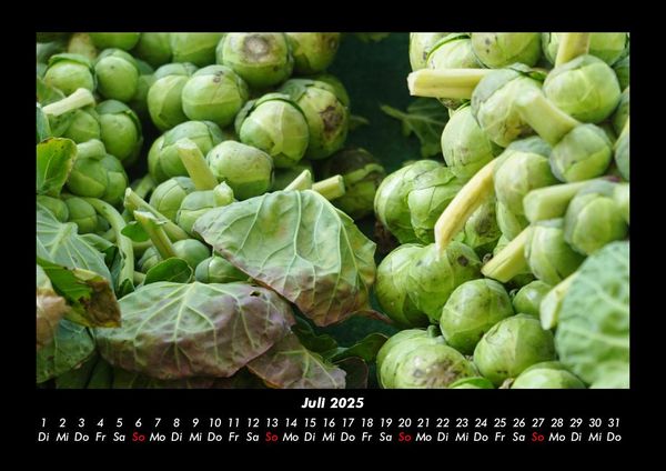 Produktbild: Gem&uuml;sekalender 2025 Fotokalender DIN A3