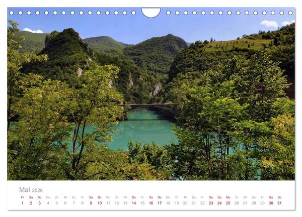 Produktbild: Kreuz und quer durch Bosnien-Herzegowina (Wandkalender 2026 DIN A4 quer), CALVENDO Monatskalender
