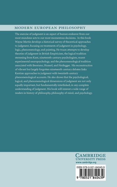 Produktbild: Theories of Judgment