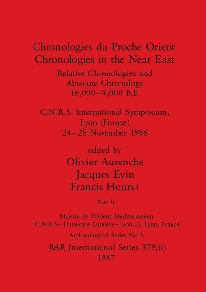 Produktbild: Chronologies du Proche Orient / Chronologies in the Near East, Part ii