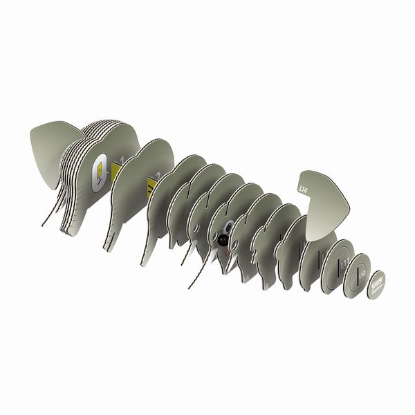 Produktbild: EUGY - 3D Bastelset Elefant