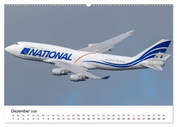 Produktbild: Flieger von Boeing (Wandkalender 2026 DIN A2 quer), CALVENDO Monatskalender