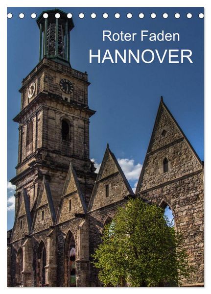 Produktbild: Roter Faden Hannover (Tischkalender 2026 DIN A5 hoch), CALVENDO Monatskalender
