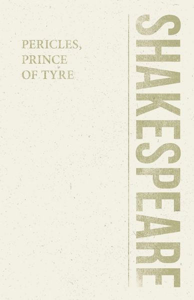Produktbild: Pericles, Prince of Tyre
