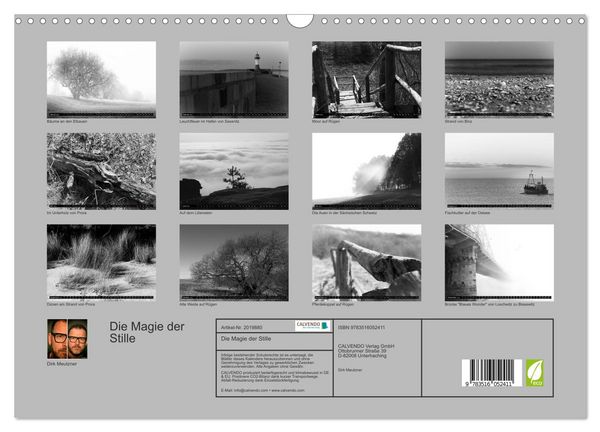 Produktbild: Die Magie der Stille (Wandkalender 2026 DIN A3 quer), CALVENDO Monatskalender