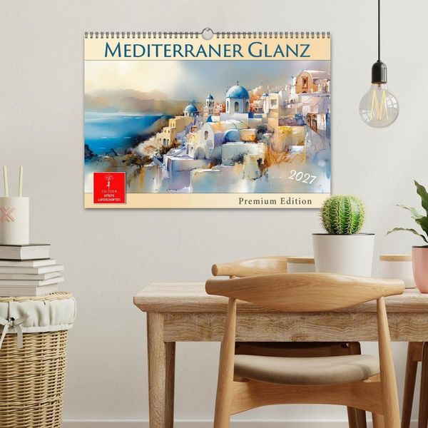 Produktbild: Mediterraner Glanz (Wandkalender 2027 DIN A3 quer), CALVENDO Monatskalender