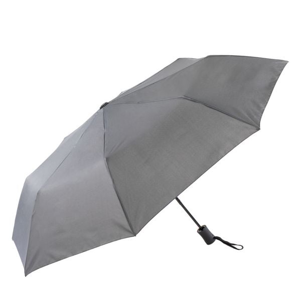 Produktbild: Idena Taschenregenschirm Automatik grau &Oslash;100cm