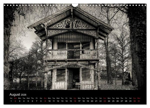 Produktbild: Abandoned Places Haunted Houses (Wall Calendar 2026 DIN A3 landscape), CALVENDO 12 Month Wall Calendar