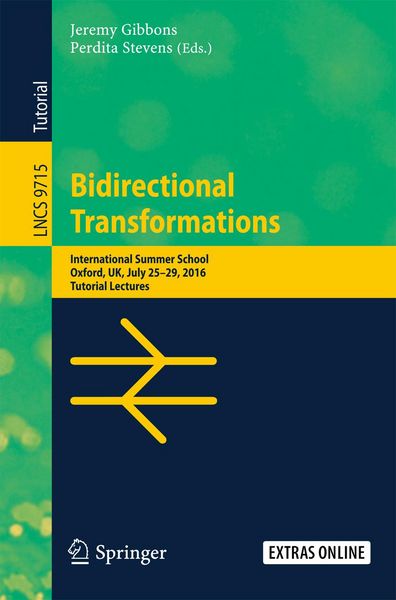 Produktbild: Bidirectional Transformations