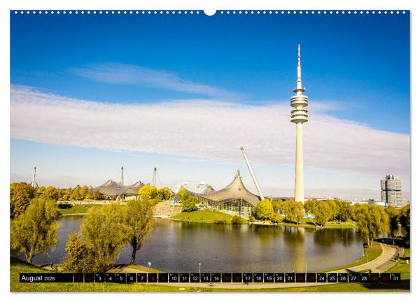 Produktbild: M&uuml;nchen entdecken - Die Sch&ouml;nheit der Bayerischen Metropole (Wandkalender 2026 DIN A2 quer), CALVENDO Monatskalender
