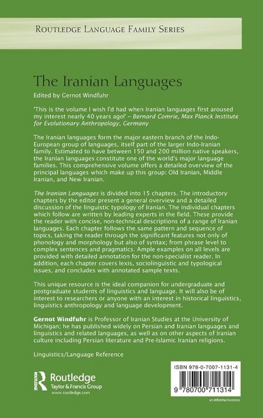 Produktbild: The Iranian Languages